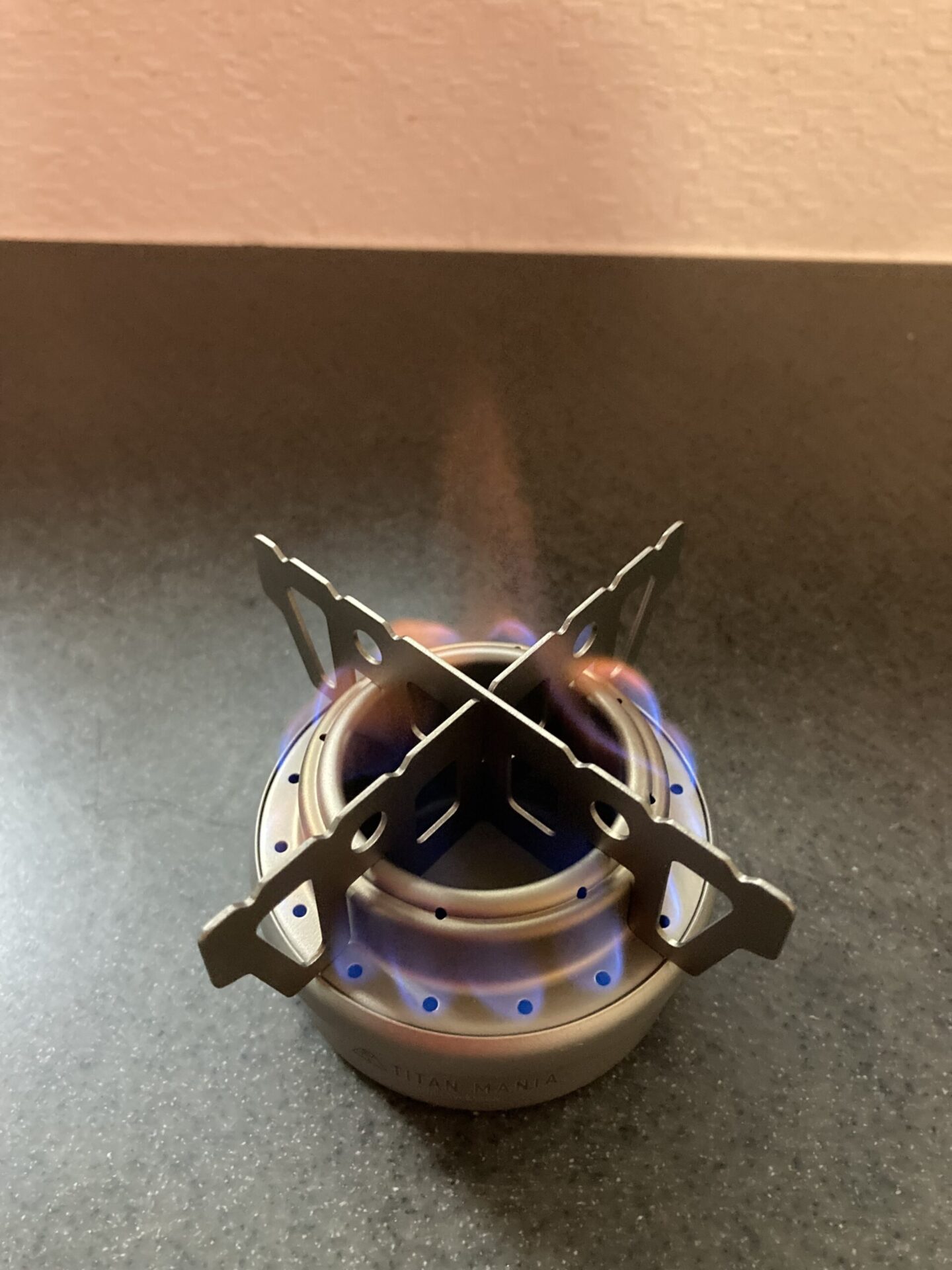 アルコールストーブ（チタンマニア） えぶきゃん